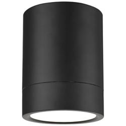 Algar 6" Wide Matte Black LED Ceiling Light