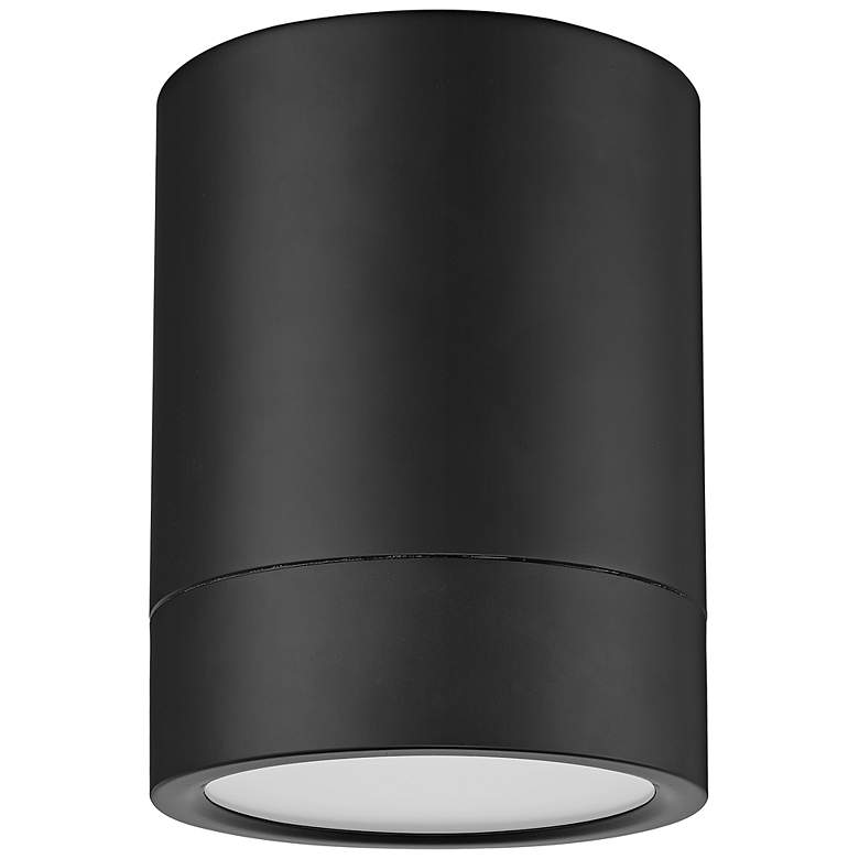 Image 6 Algar 6" Wide Matte Black LED Ceiling Light more views