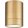 1_Algar 6" Wide Modern Gold Cylinder LED Ceiling Light