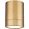 Algar 6" Wide Modern Gold Cylinder LED Ceiling Light
