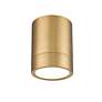 5_Algar 6" Wide Modern Gold Cylinder LED Ceiling Light more views