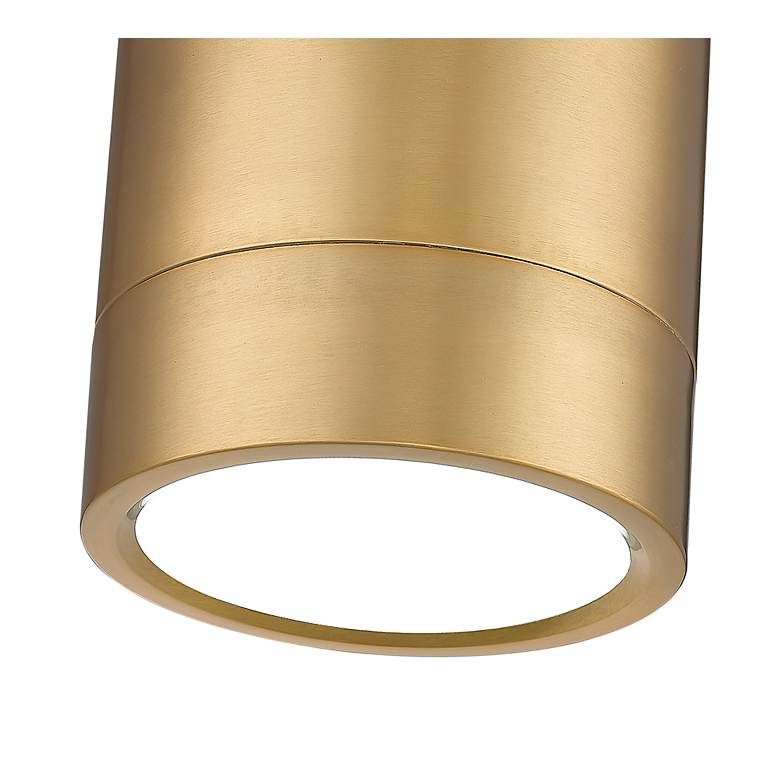 Image 6 Algar 6" Wide Modern Gold Cylinder LED Ceiling Light more views