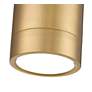 6_Algar 6" Wide Modern Gold Cylinder LED Ceiling Light more views