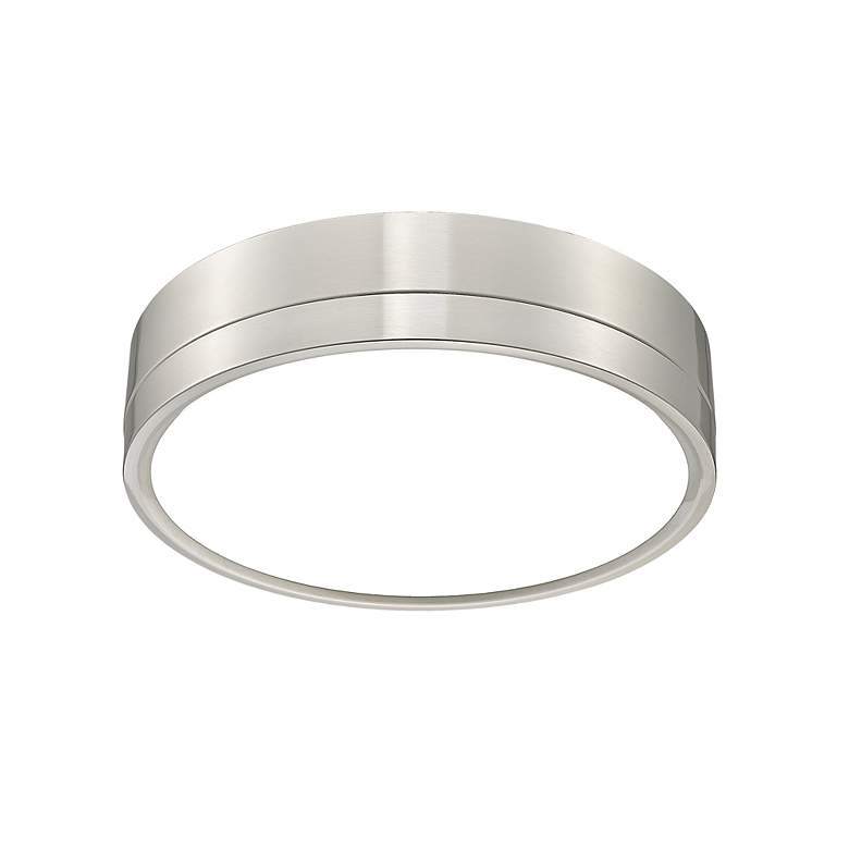 Image 5 Algar by Z-Lite Brushed Nickel 1 Light Flush Mount more views