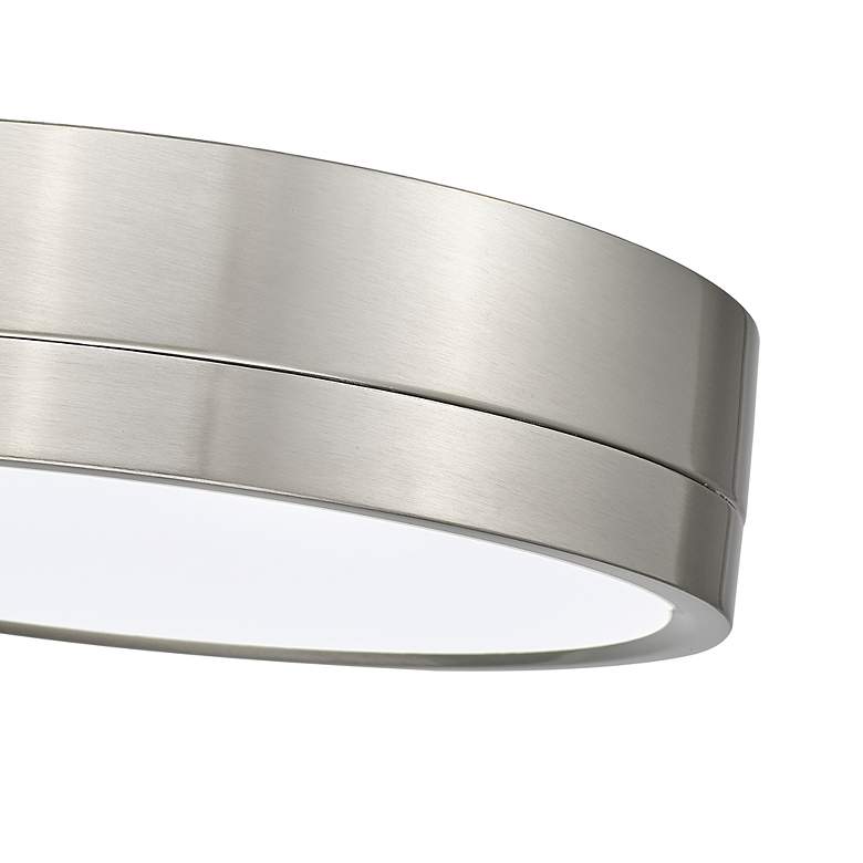Image 6 Algar by Z-Lite Brushed Nickel 1 Light Flush Mount more views