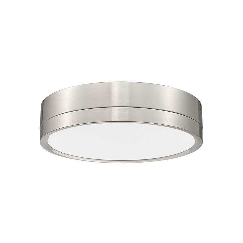 Image 7 Algar by Z-Lite Brushed Nickel 1 Light Flush Mount more views