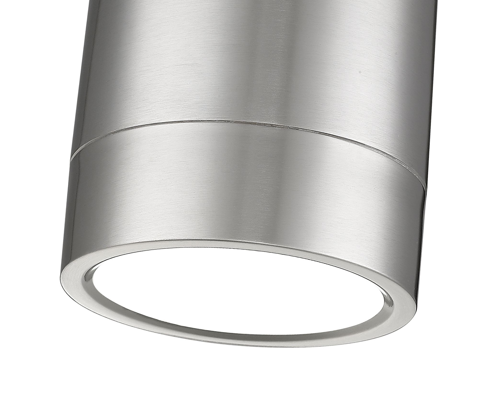 Algar by Z-Lite Brushed Nickel 1 Light Flush Mount