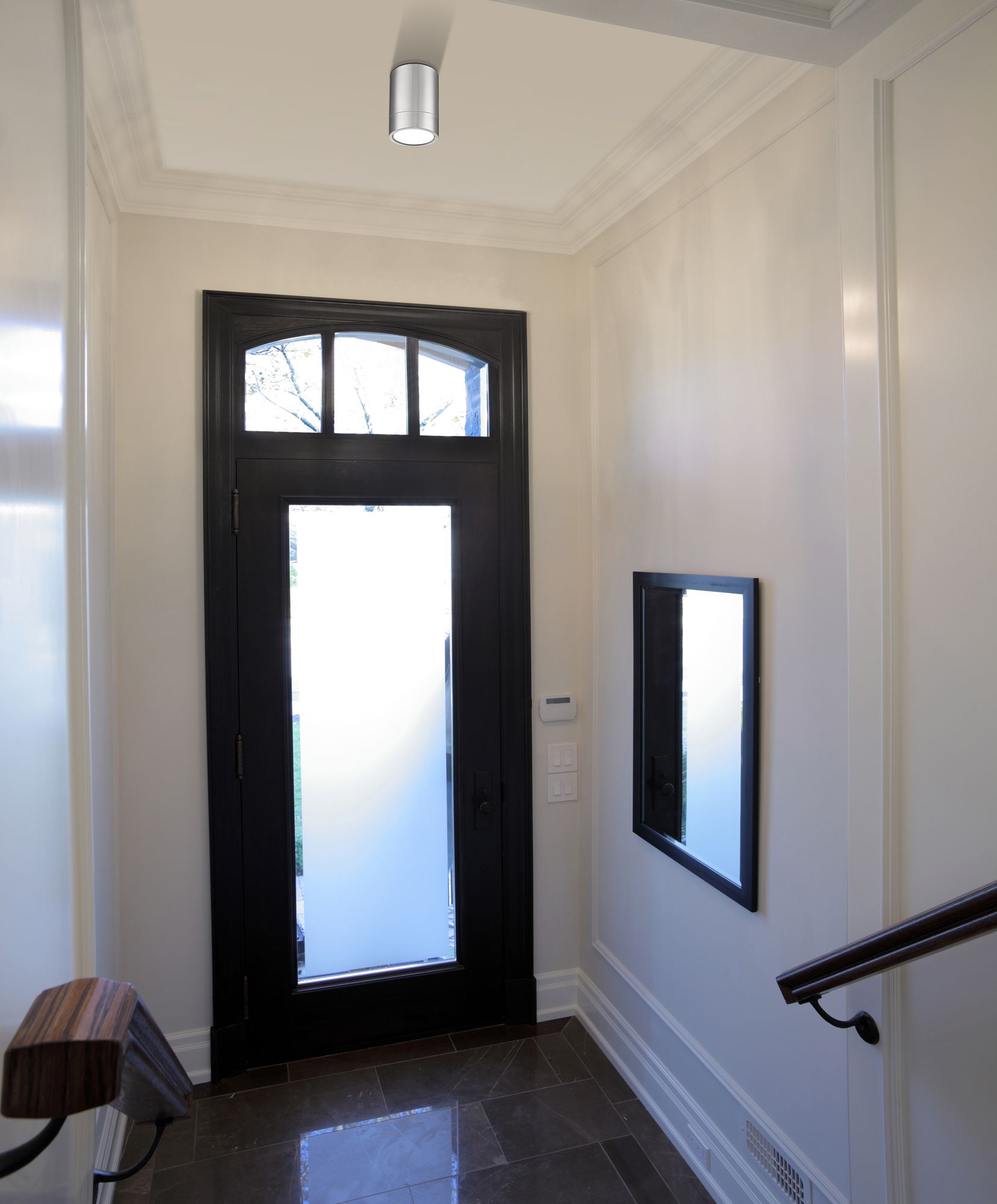 Algar by Z-Lite Brushed Nickel 1 Light Flush Mount