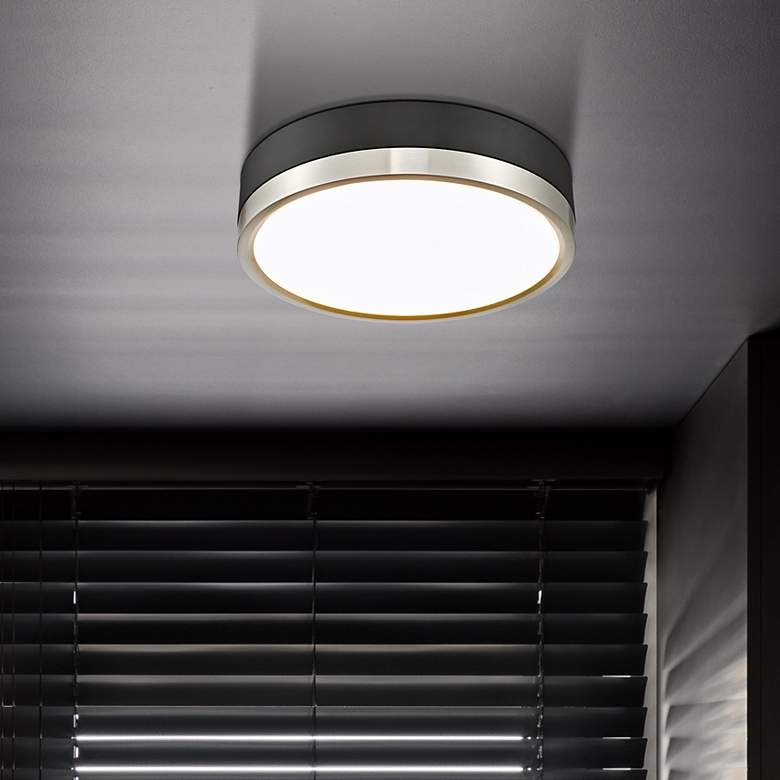 Image 2 Algar by Z-Lite Matte Black 1 Light Flush Mount