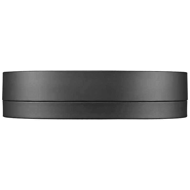 Image 7 Algar by Z-Lite Matte Black 1 Light Flush Mount more views