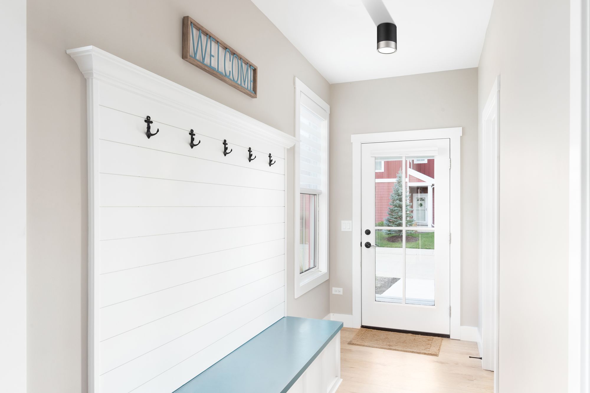 Algar by Z-Lite Matte Black + Brushed Nickel 1 Light Flush Mount