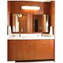 3_Algiers 25" LED Vanity - Satin Nickel Finish Linen Acrylic Shade more views