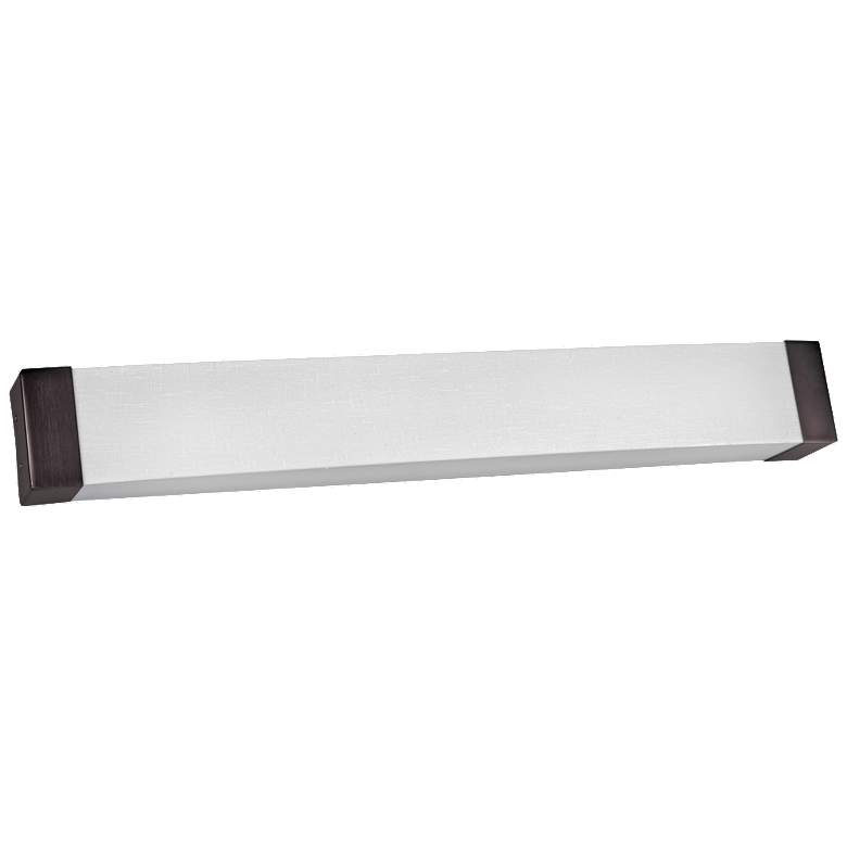 Image 1 Algiers 37" LED Vanity - Oakley Bronze Finish - Linen Acrylic Shade