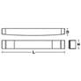 3_Algiers 49" LED Vanity - Oakley Bronze Finish - Linen Acrylic Shade more views