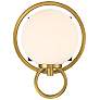 3_Alhambra 1-Light Wall Sconce in Matte Black with Warm Brass more views