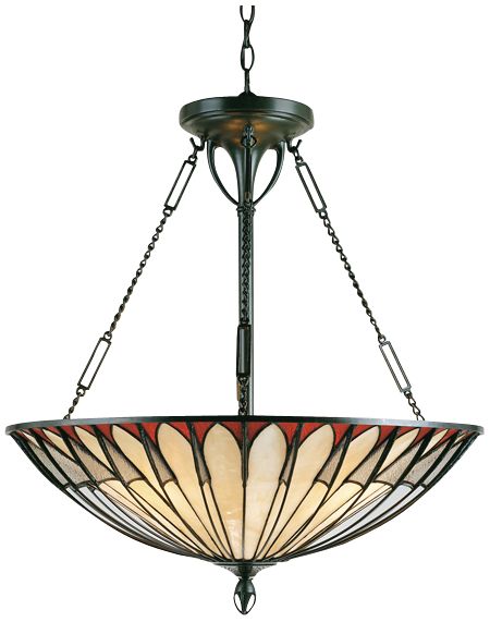 Alhambre Tiffany-Style Pendant Chandelier - #79458 | Lamps Plus