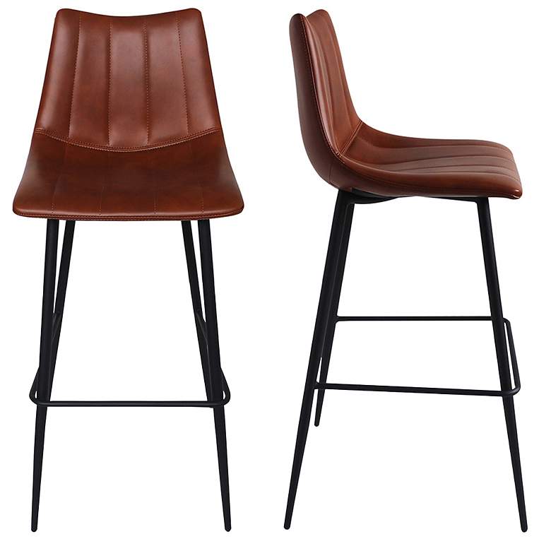 Image 1 Alibi Barstool Brown - Set Of Two