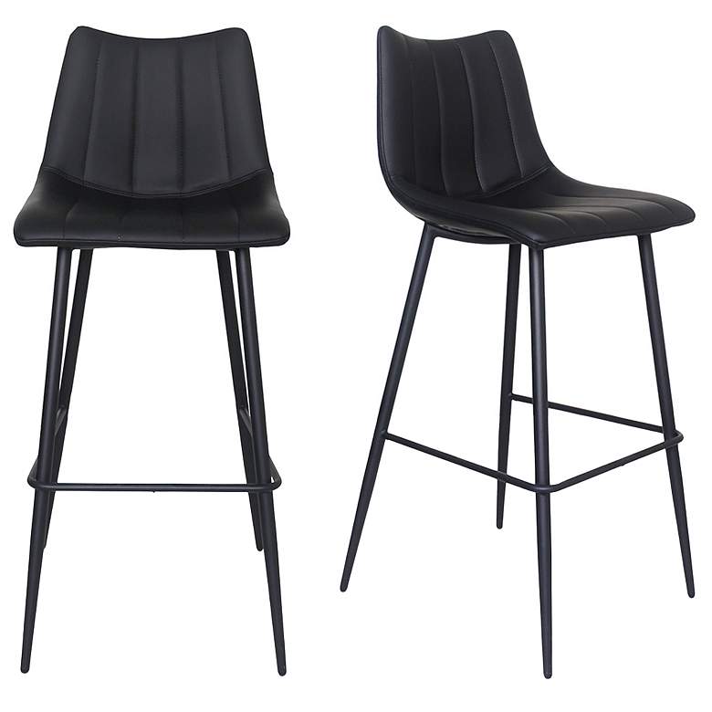 Image 1 Alibi Barstool Matte Black - Set Of Two