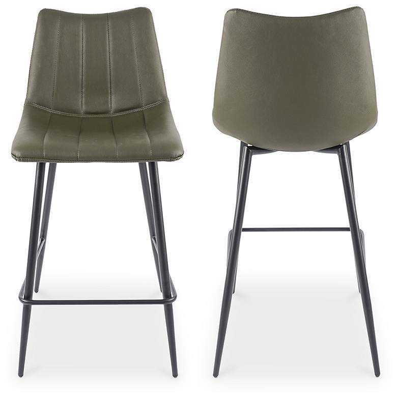 Image 3 Alibi Counter Stool Dark Green - Set Of Two more views