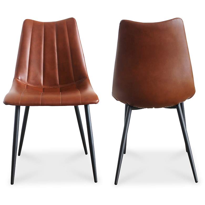 Image 2 Alibi Dining Chair Brown - Set Of Two more views
