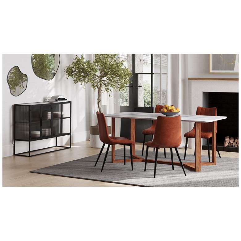Image 7 Alibi Dining Chair Brown - Set Of Two more views