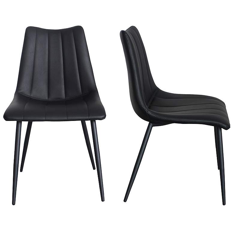 Image 1 Alibi Dining Chair Matte Black - Set Of Two