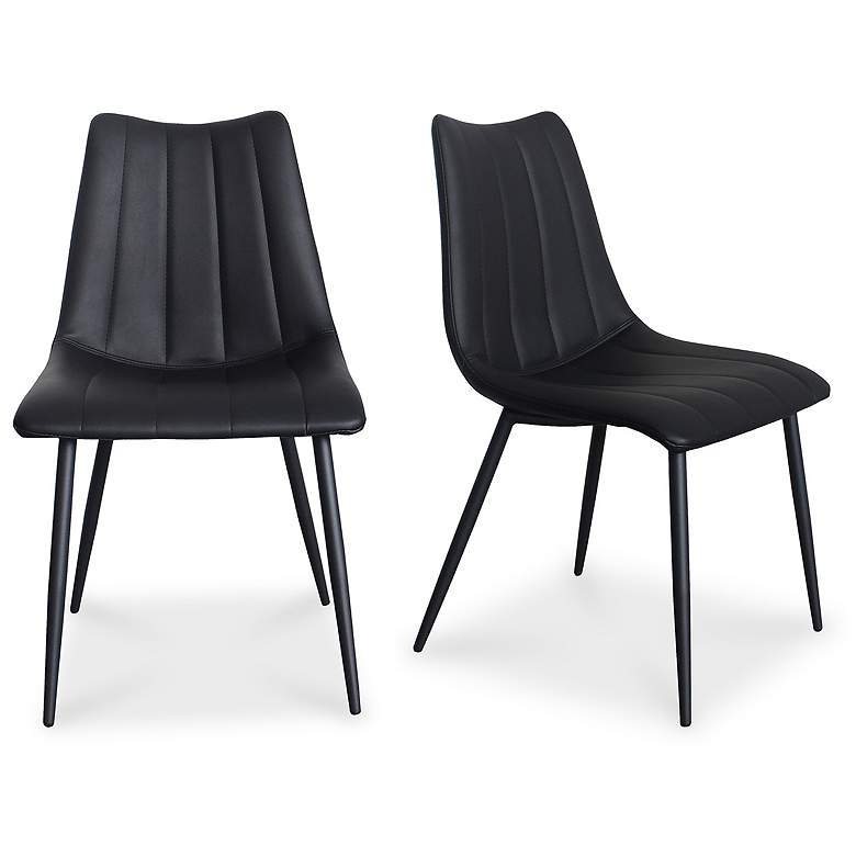 Image 2 Alibi Dining Chair Matte Black - Set Of Two more views