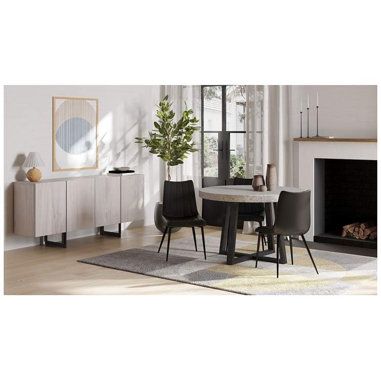 Image 7 Alibi Dining Chair Matte Black - Set Of Two more views