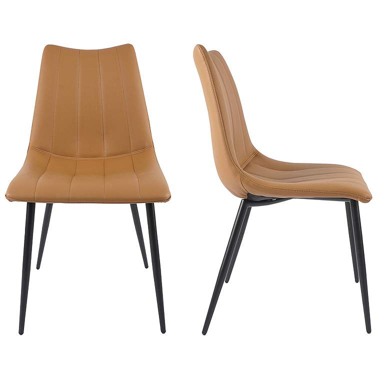 Image 1 Alibi Dining Chair Tan - Set Of Two