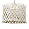 Alice 24 1/2" Wide Gold Leaf 4-Light Flower Chandelier