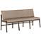 Alice 70 1/2" W Sonoma Gray and Beech Banquette Dining Bench