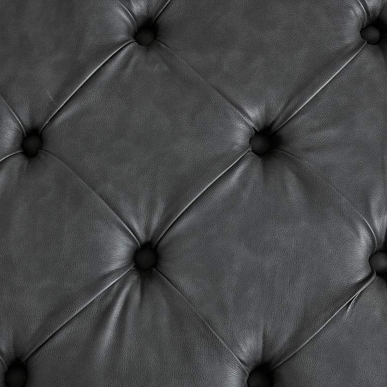 Image 5 Alice Charcoal Tufted Fabric Square Cocktail Ottoman more views