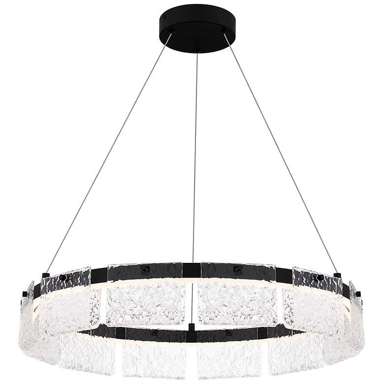 Image 2 Alice Integrated LED Matte Black Pendant Light