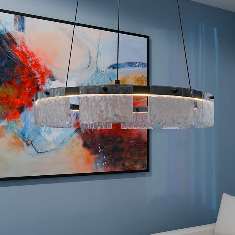 Image 1 Alice Integrated LED Matte Black Pendant Light