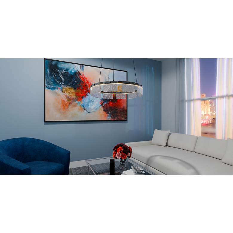Image 6 Alice Integrated LED Matte Black Pendant Light more views