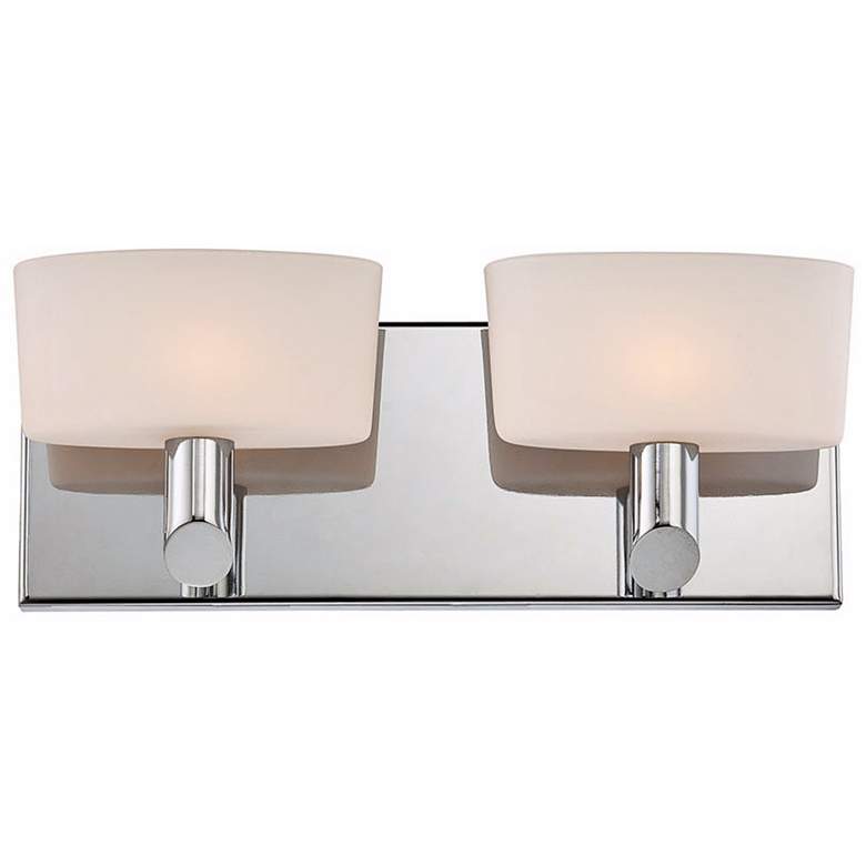 Image 1 Alico Toby 13 1/2 inch Wide Chrome Bathroom Light