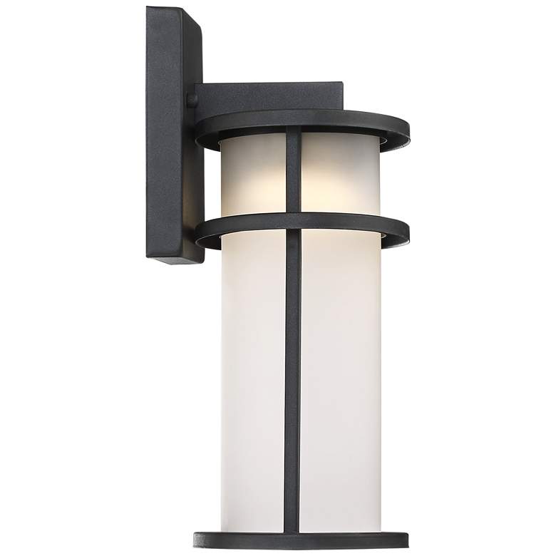 Image 4 Aline 13 inch High Black Finish Modern LED Outdoor Wall Light more views