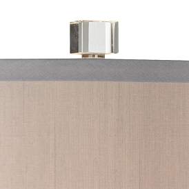 Image2 of Aline Modern Crystal Table Lamp With 8" Wide Square Riser more views