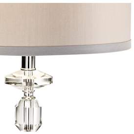Image4 of Aline Modern Crystal Table Lamp With 8" Wide Square Riser more views