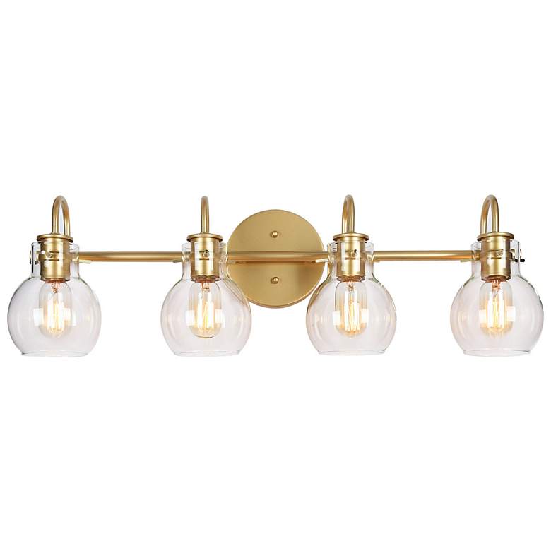 Image 1 Aliry 4-Light 28.3" wide Gold Bath Light