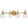 Aliry 4-Light 28.3" wide Gold Bath Light