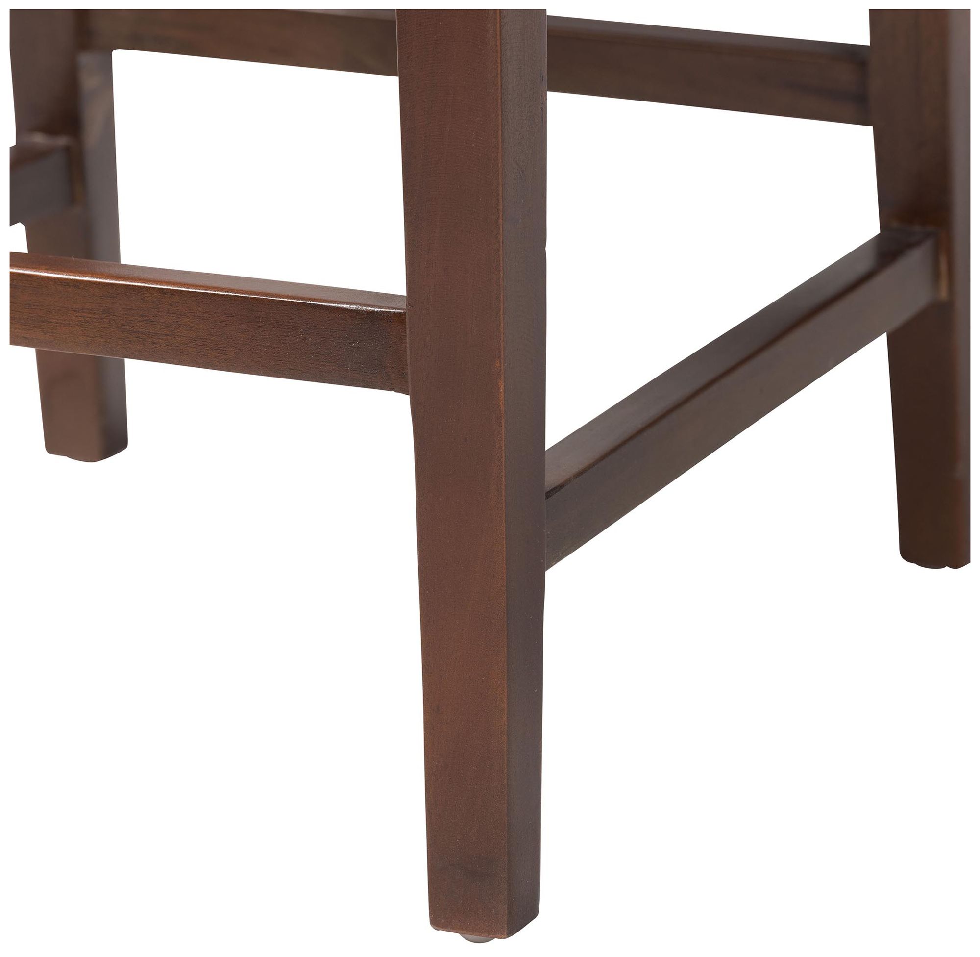 Image 7 Alise 27 1/4" Woven Seagrass and Mahogany Bar Stool more views