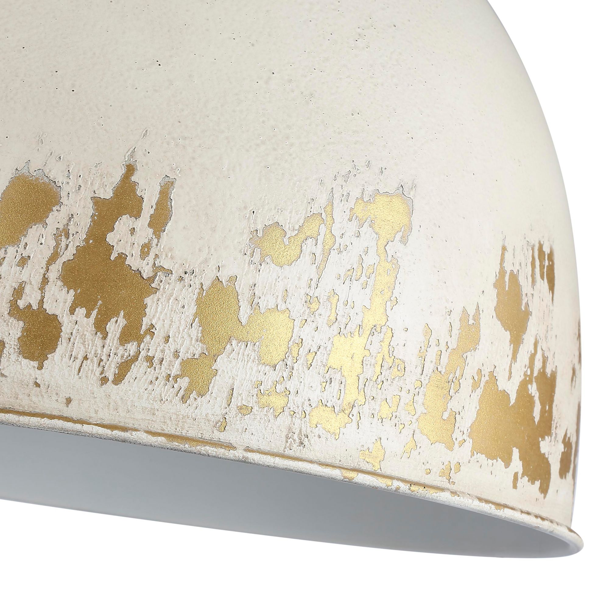 Image 2 Alison 21" Wide Vintage Gold and Antique Ivory Pendant Light more views