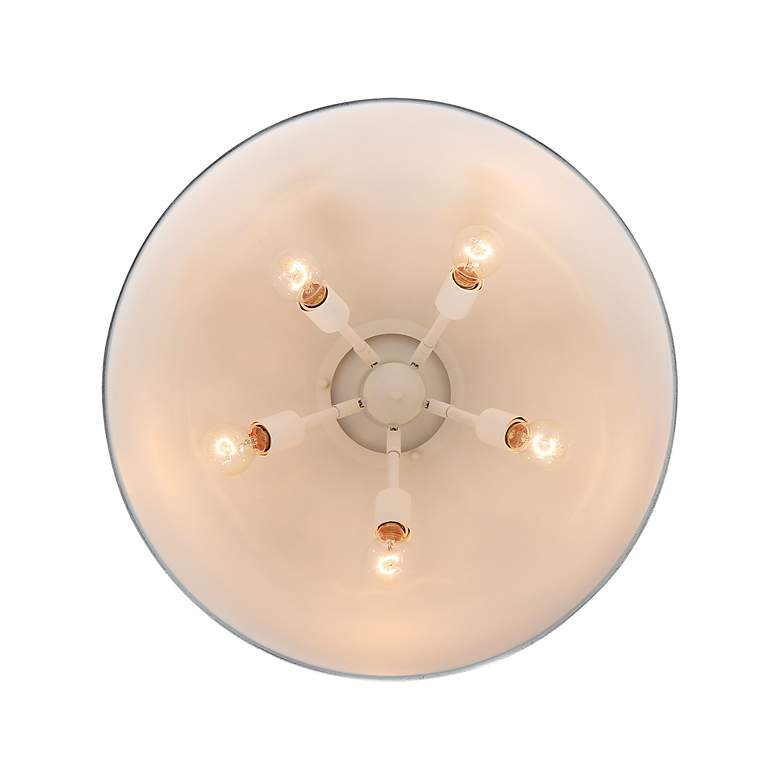 Image 3 Alison 5-Light Pendant in Vintage Gold with Antique Ivory more views