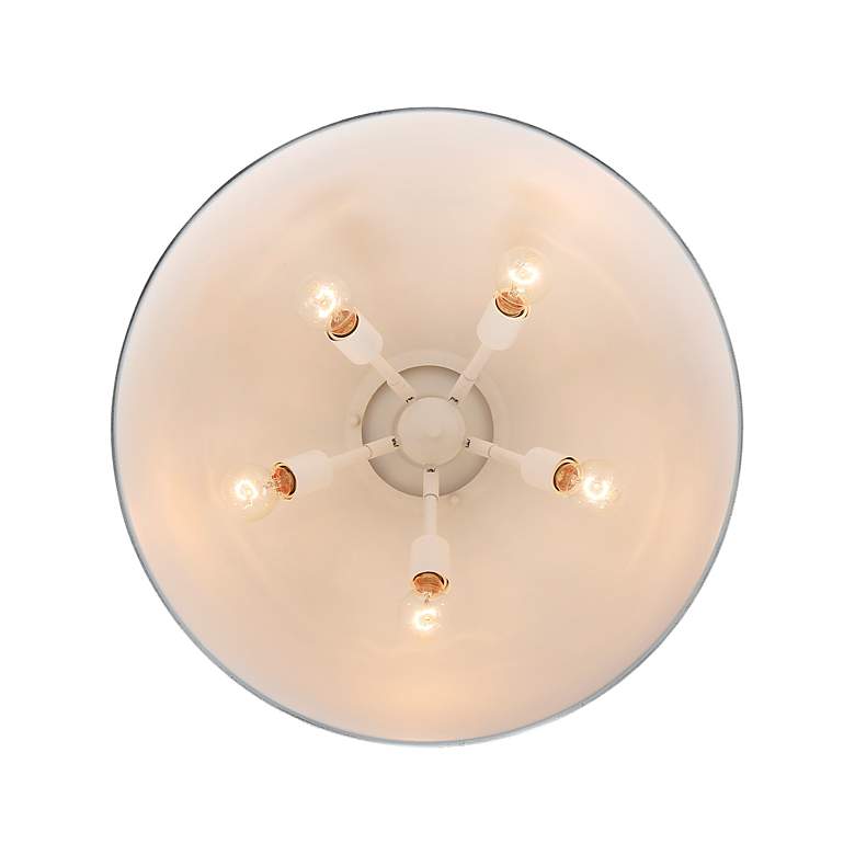 Image 4 Alison 5-Light Pendant in Vintage Gold with Antique Matte Navy more views