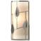 Alisons Leaves Sconce - Sterling Finish - White Art Glass