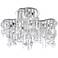 Alissa 18 1/2" Wide Chrome and Crystal Ceiling Light