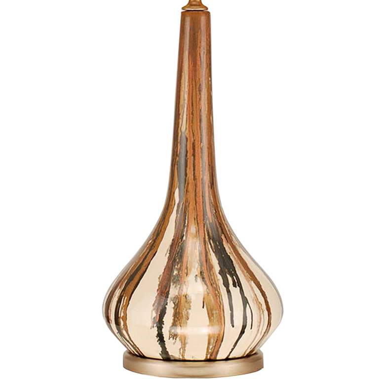 Image 4 Alissa Brown Cream Ceramic Vase Table Lamp more views