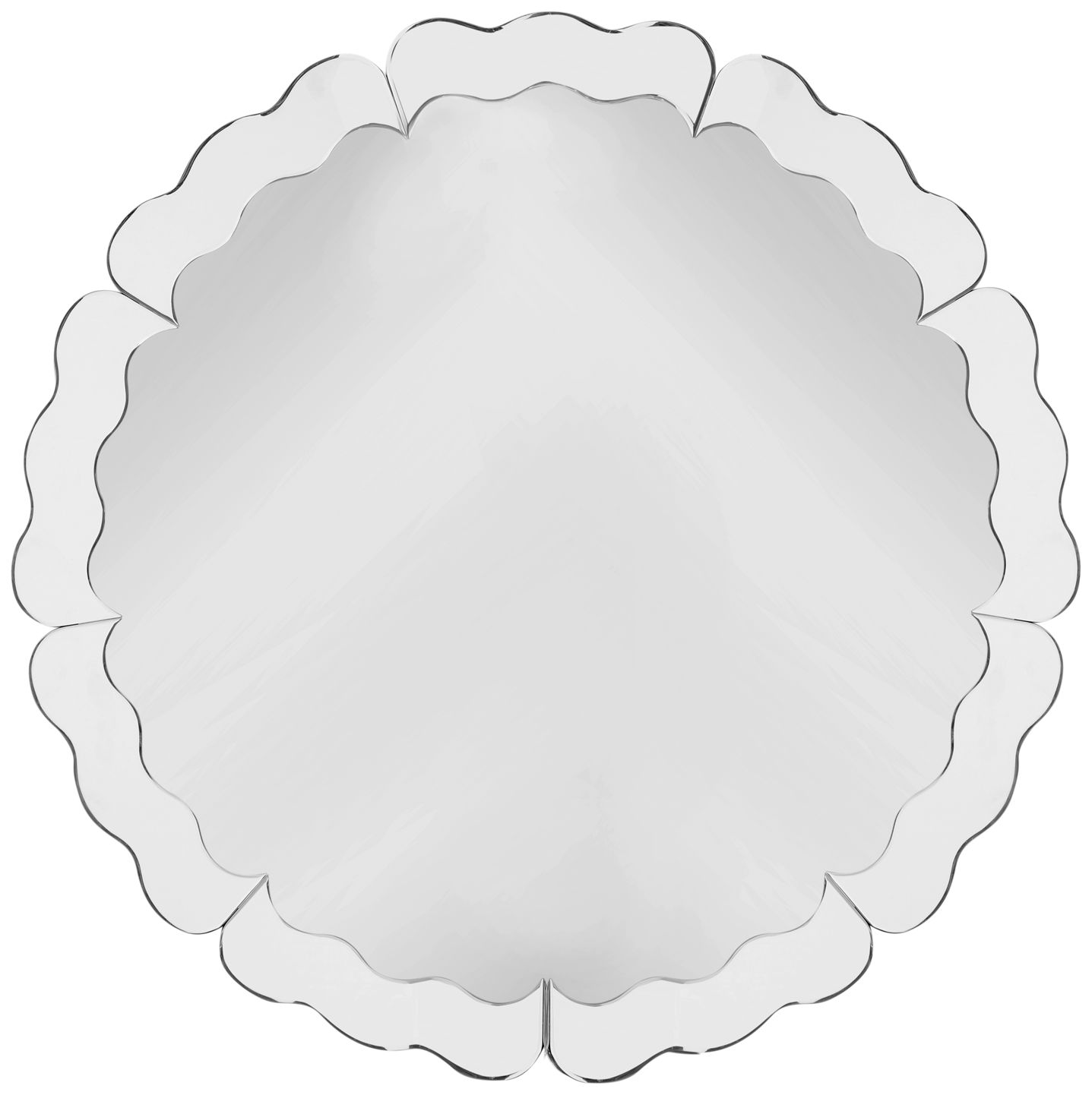 Image 2 Alissar Clear 40" Round Oversized Wall Mirror