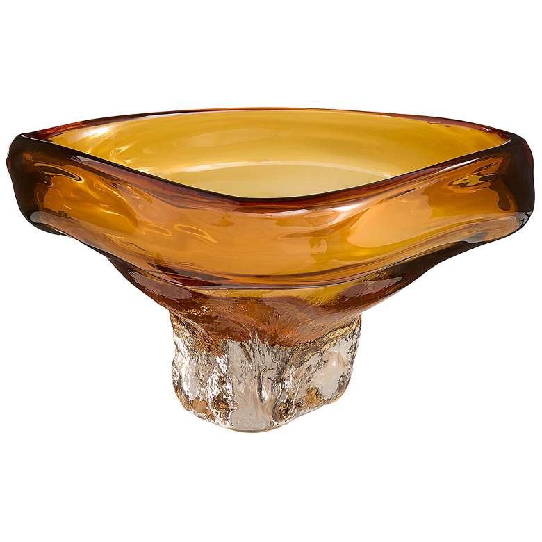 Image 1 Alistair Bowl - Amber - Clear - Medium